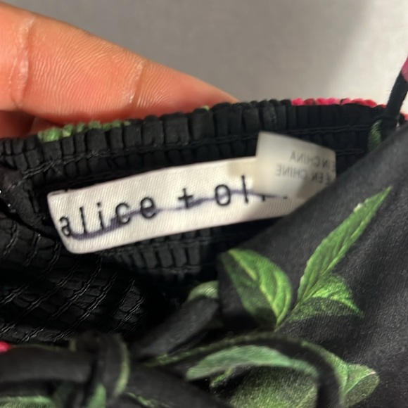 Alice + Olivia chantal Chery floral tiered maxi dress women size 2 NWOT - Picture 6 of 10